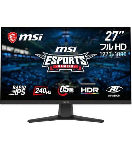 Amazon.co.jp: msi MAG 272F X24 27インチ 1920 x 1080 (FHD