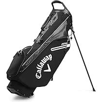Callaway ストライプデザイン スタンドバッグ 白 黒 赤 Callaway
