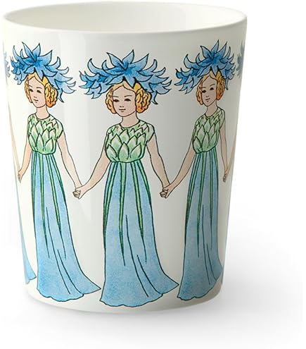 Amazon.co.jp: エルサベスコフ マグカップ ハンドル付 コーンフラワー