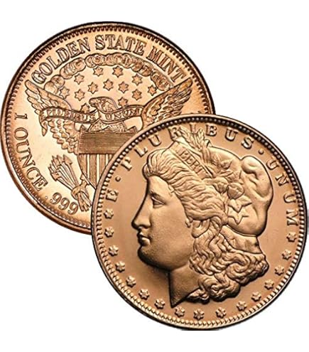 Amazon.co.jp: アメリカンイーグル 銅 ラウンド - 1オンス 0.999
