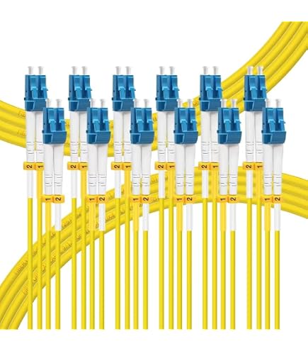 Amazon | FLYPROFiber- 1M/3フィート OM4 ファイバー LC - LC マルチ