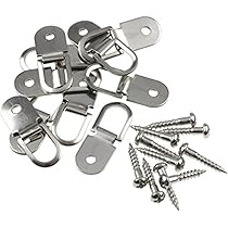 Amazon | 福井金属工芸 ステンレスU型吊カン 大 F-0196 | 額受