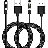 スマートウォッチ 充電ケーブル ピン間の距離 4mm対応 2本セット スマートウォッチUSB充電ケーブル 磁気マグネット式充電 USBケーブル スマートウォッチ USB充電ケーブル smart watch スマートウォッチコード