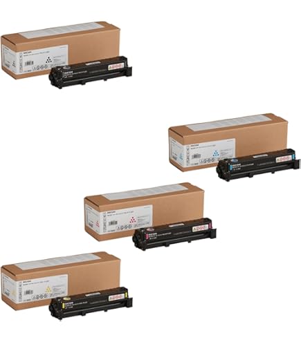 Amazon | [ セット品 ] RICOH リコートナーカートリッジ P C201 純正 4