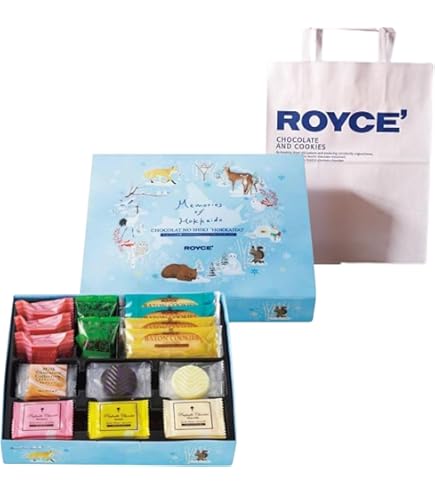Amazon.co.jp: ロイズ (ROYCE) バラエティ缶 [HOKKAIDO]（5種・計18個