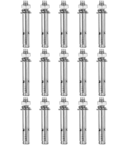 Amazon | サンコーテクノ ボルトアンカー 太さ6ミリ長さ50ミリ 中身入