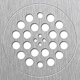 タイルRedi USA dp-bn-set 2ピースRediドレインつや消しニッケルドレインとプレートセット