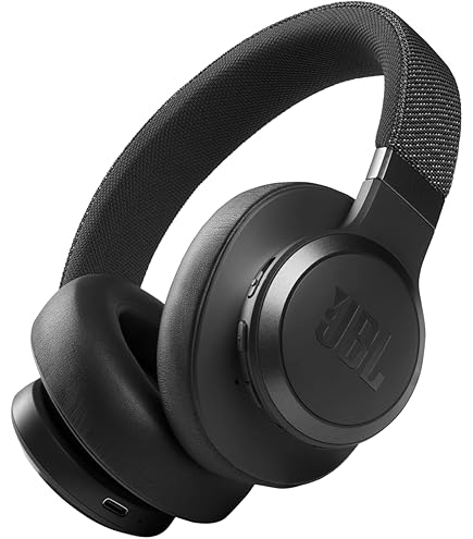 JBL Live 770NC Wireless Supra-Ear Headphones with Adaptive Noise