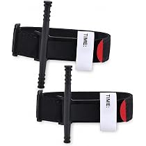 未使用品　5点セット　止血帯×2 包帯×1 ガーゼ（2枚セット）×2セット Amazon | 止血ガーゼ 応急処置止血ガーゼ(血液凝固包帯) クイック緊急