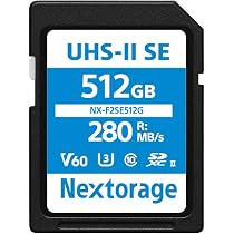Nextorage UHS-II V60 512GB SDXC SDカード 280MB/s