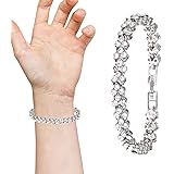 Magnetic Bracelet,Magnetic Zircon Bracelet | Zircon Magnetic Bangle Jewelry