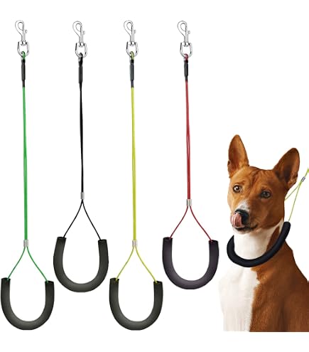 Pet Bath Tether - Suction Cup Leash Hook For Bathtub & Shower Grooming, Stainless Steel Clip, No Drilling - View #8