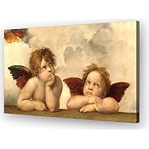 Amazon.co.jp: Wallpicss 天使 ウォールアート ヴィンテージ