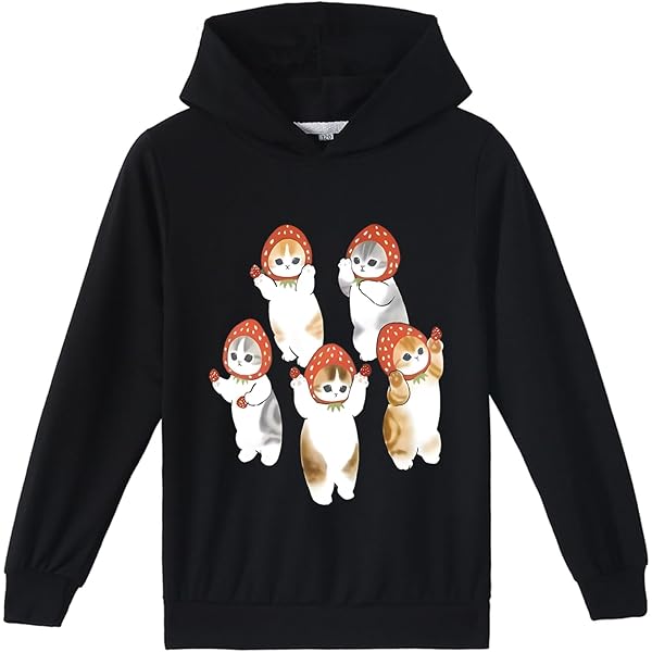 Amazon.co.jp: サメにゃん サメ猫 トレーナー 子供 長袖 Tシャツ