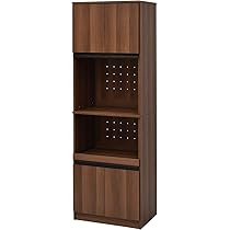 ワイエムワールド　食器棚兼レンジ台 Amazon｜ワイエムワールド 食器棚 幅82.5cm 完成品 キッチン