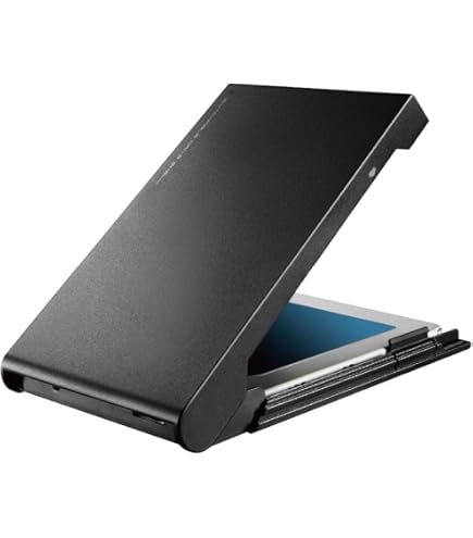 Logitecケース+HDD500GB Type-C対応 HDDケース 3.5インチ 2.5インチ SSD（ハードディスク
