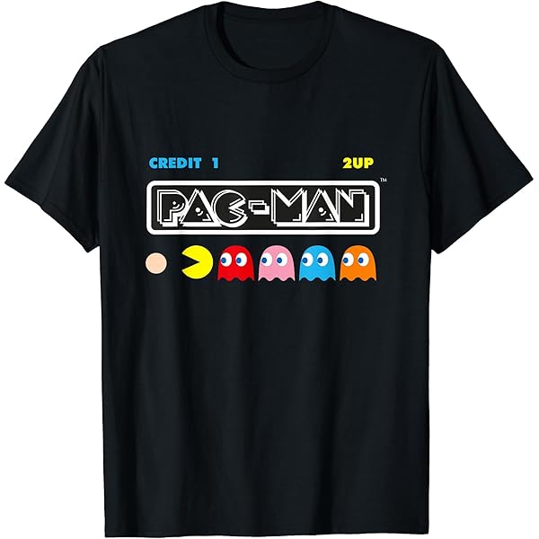 Amazon | パックマン Tシャツ | Tシャツ・カットソー 通販