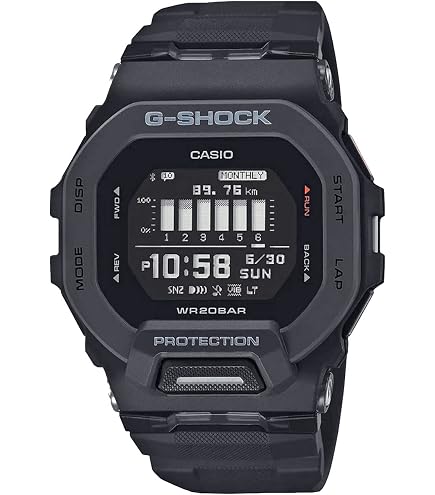 ク*ん様 G-SQUAD DW-H5600 BLACK l CASIO G-Shock DW-H5600-1A2JR [G-Shock G-Squad], Black : Amazon.sg