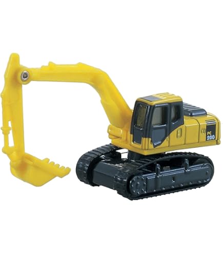 トミカ　コマツ　油圧ショベル　PC200 ガレオ　1/122 Amazon | トミカ No.009 コマツ油圧ショベルPC200ガレオ (ブリスター
