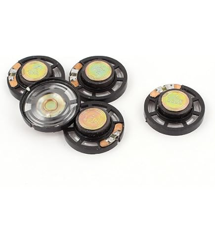 Amazon.co.jp: uxcell 2個1 / 4W 0.25W 8オーム 27mm ラウンド外部磁石