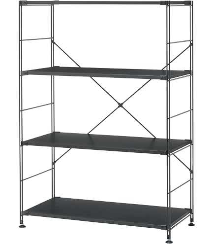 Amazon｜無印良品 スチールユニットシェルフ・スチール棚セット