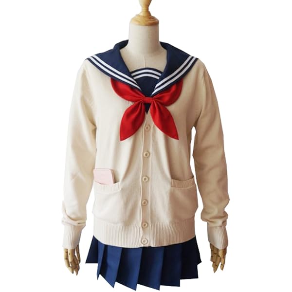 Amazon.co.jp: 神併良品 トガヒミコ コスプレ ウィッグ付き セーラー服