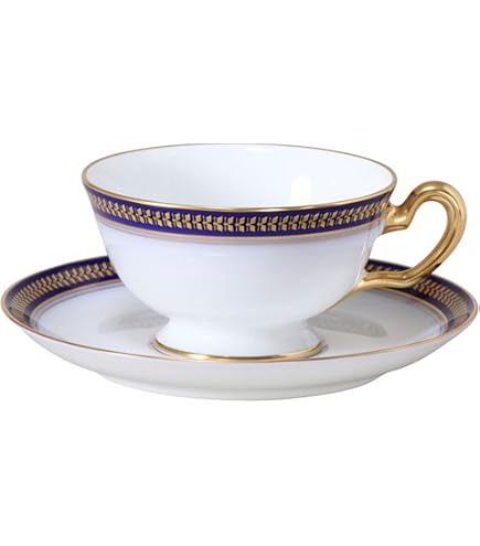 Amazon | 大倉陶園 瑠璃片葉金蝕 カップ＆ソーサー コーヒー ティー