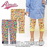 (エマーブル) AIMABLE 花柄6分丈レギンス 100 ネイビー