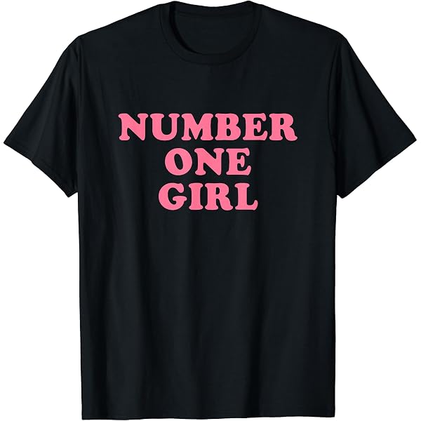 Amazon | NUMBER ONE GIRL Tシャツ | Tシャツ・カットソー 通販