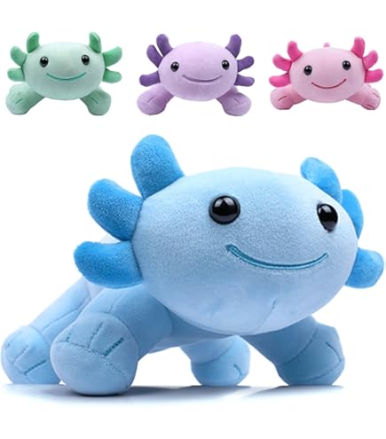 Wild Republic Cuddlekins Axolotl Plüschtier, 20 Cm – Aus Recycelten Materialien, Niedlich & Realistisch