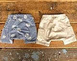 MOMENT(モーメント) ジャガードドット柄ミニ裏毛 モンキーショートパンツ (80-90)【メール便無料】 　 90,BEIGE