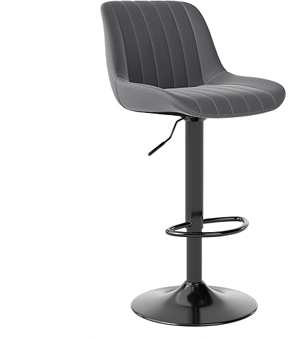 Amazon｜Reelyo カウンターチェア 回転昇降バースツール 高さ調節可能