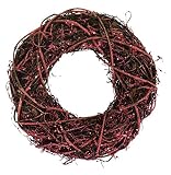 彩か SAIKA リース M 赤 レッド インテリア用 玄関飾り クール Roll  CGX-219r Glitter Branch Wreath Red