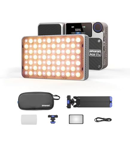 aputure amaran Ace 25C RGB小型撮影ライト グリッド付き Amazon.co.jp: aputure amaran Ace 25C Kit 25W RGB小型撮影ライト