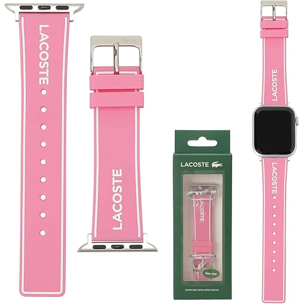 Amazon.co.jp: Lacoste Petit Piqué シリコン ユニ Apple Watch