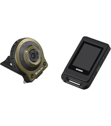 Amazon | CASIO デジタルカメラ EXILIM EX-FR100BK カメラ部/モニター