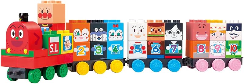 [バンダイ(BANDAI)] BlockLabo ブロックラボ アンパンマン SLマンと1 2 3!すうじブロックセット 対象年齢 1.5 才以上 それいけ！アンパンマン