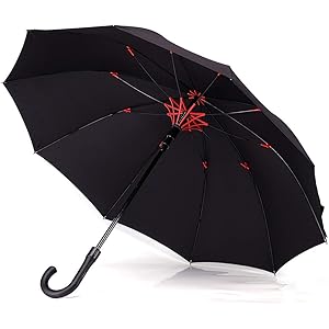 【昇級版】 梅雨対策Vialifer長傘210T高強度グラスファイバー伞10本骨Teflon加工超撥水耐風 丈夫 大型…