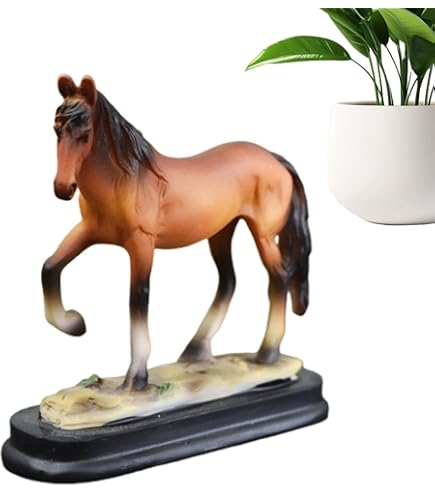 Amazon.co.jp: THE ANCIENT HOME - ギリシャの馬像 - S (グリーン