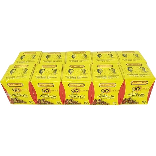 Amazon.co.jp: Siddhalepa® Balm Ayurveda Balm 10g (Pack of 10