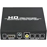 D DOLITY SCART～HDMI コンバーター USBケーブル付 HDMIコネクタ 出力 メタル