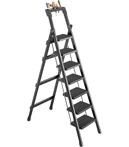 Amazon | 長谷川工業(Hasegawa) Hailo 上わく付き脚立 幅広ステップ