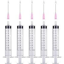 Amazon.co.jp: ShuaWdk シリンジ5枚10ml 20G針付 注射器き 補修