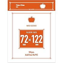 Amazon.co.jp: カードスリーブ ミニユーロサイズ ハードタイプ