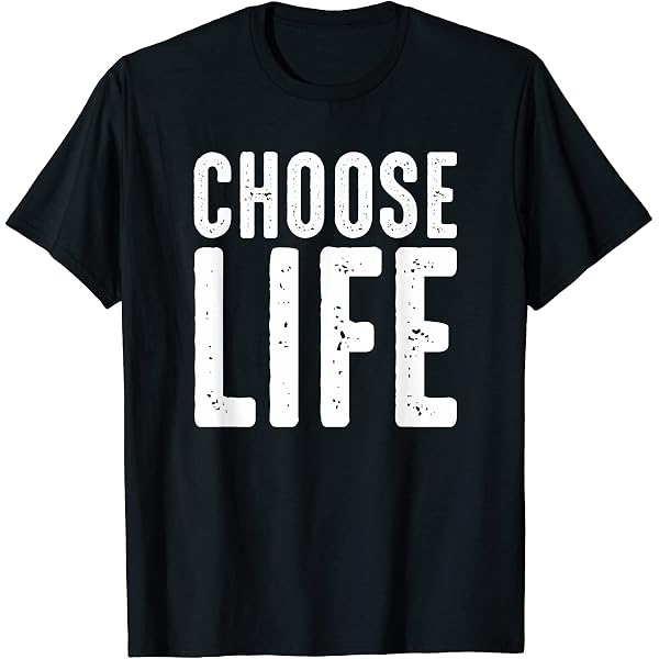 Amazon | CHOOSE LIFE 80年代 レトロ ヴィンテージ Tシャツ | Tシャツ 