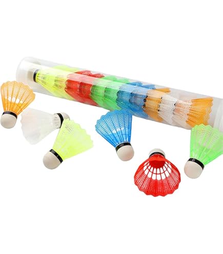 Amazon.co.jp: Loopunk バドミントン シャトル 12個入り ナイロン