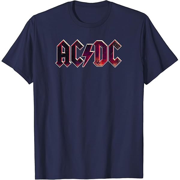Amazon | ACDC マルチロゴ ロックミュージックバンド Tシャツ