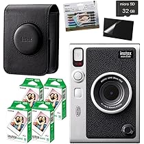 Amazon | チェキ instax mini Evo ブラック＆ケース＆チェキフィルム40