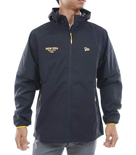 NEW ERA ニューエラゴルフ レインウェア セットアップ ネイビー M NEW ERA ニューエラ ゴルフ 2-Way スリーブ レインウェア 上下セット