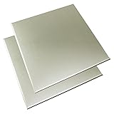 ハイロジック TQOOL マグネットがくっつく ハサミで切れる 折り曲げカンタン キッチンパネル 壁面装飾 スチールパネル 20x20cm シルバー 2枚入 59036